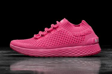 Nobull Neon Knit Runner Women's Running Shoes Pink | Australia (GE9053)